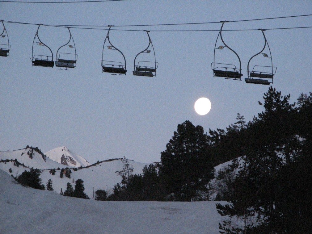 #1 Aiguille Rouge : Couché de lune Aiguille Rouge : Couché de lune