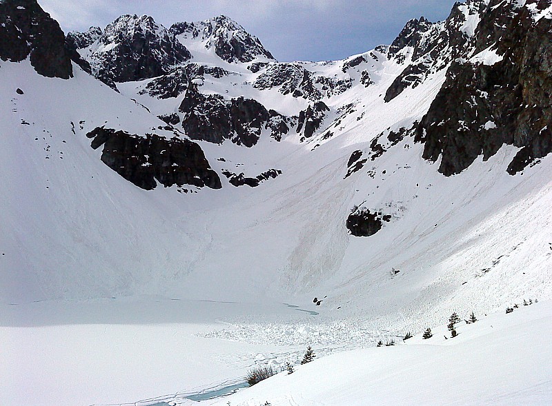 #1 Ferrouillet, couloir SW : lac de Crop et vallon du lac Bleu Ferrouillet, couloir SW : lac de Crop et vallon du lac Bleu