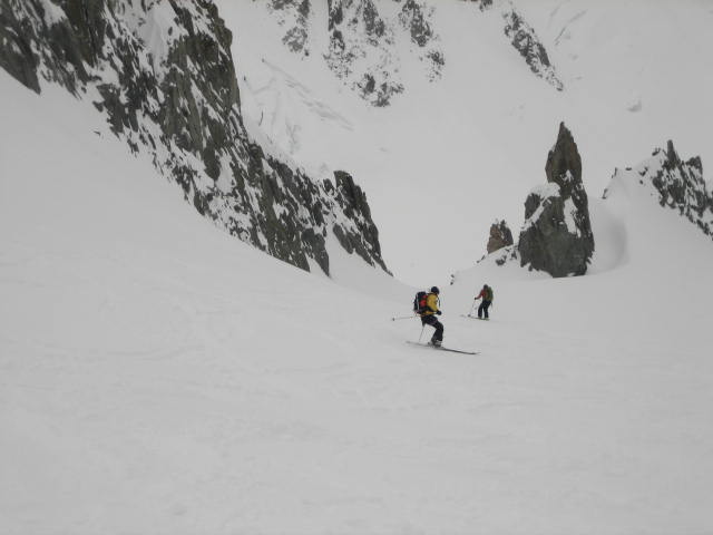 #2 col d col d'Argentière : croute les 300 premiers m sous le col