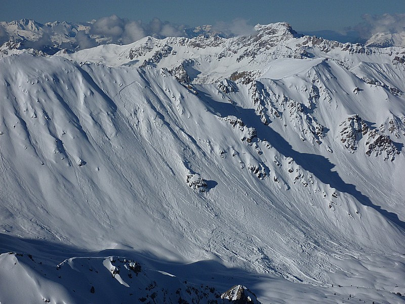 #5 Cote Belle : Monstre plaque partie en versant nord Cote Belle : Monstre plaque partie en versant nord