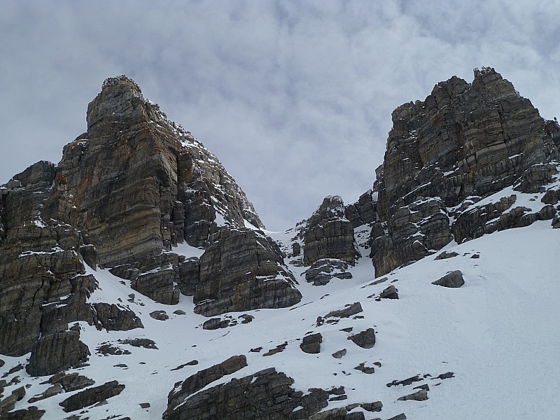 #11 Pic de Rochebrune : Couloir d Pic de Rochebrune : Couloir d'accès à la brêche