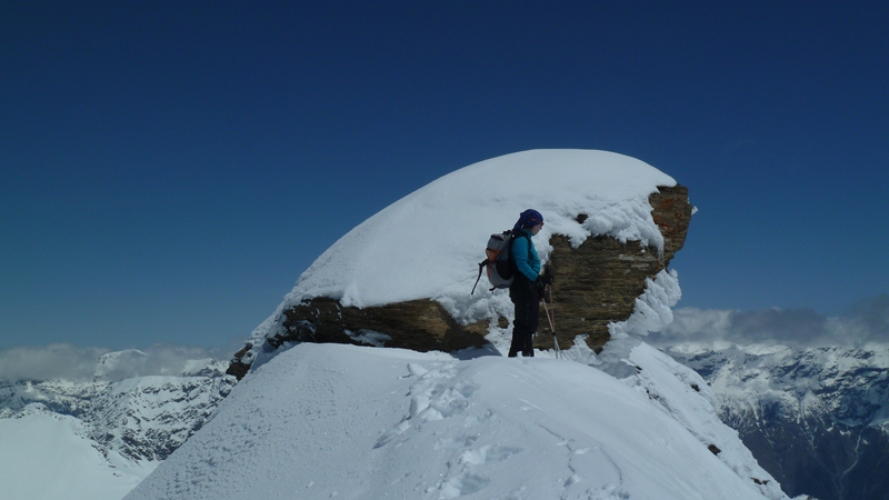 Pointe Ferrand : sommet : On n'est pas montés sur le rocher