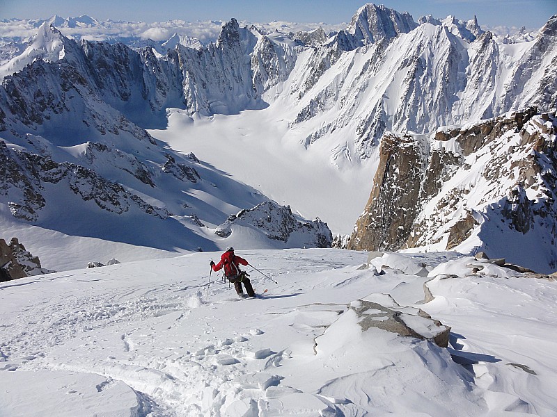 #6 Couloir en Y : Premiers virages sur l Couloir en Y : Premiers virages sur l'arête