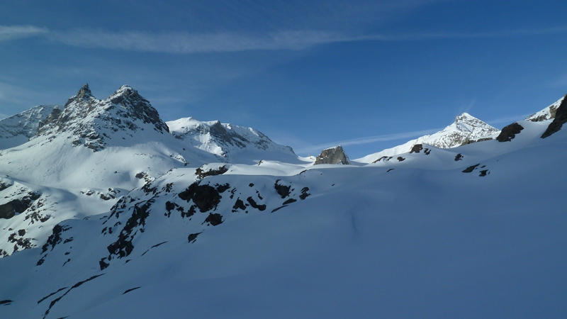 Bassin du glacier Sommeiller : Rien que pour nous