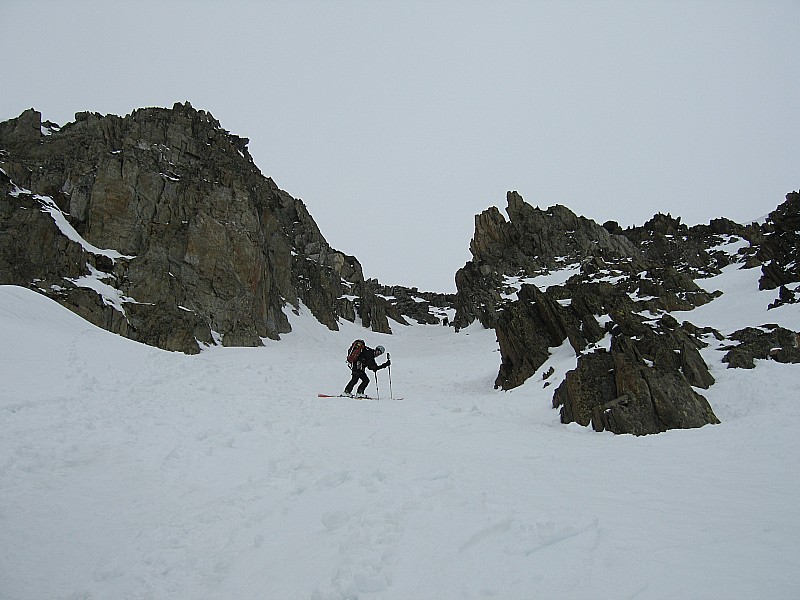 #4 Couloir du Passon : Fred sur le couloir Couloir du Passon : Fred sur le couloir
