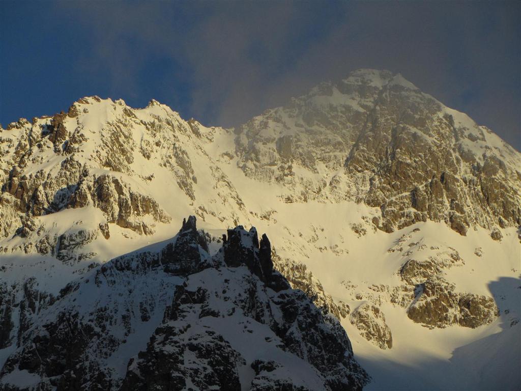 #1 le 7 au matin : vue du refuge des Bans le 7 au matin : vue du refuge des Bans