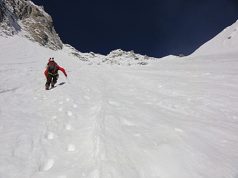 #2 Col des Cristaux : A mi pente Col des Cristaux : A mi pente
