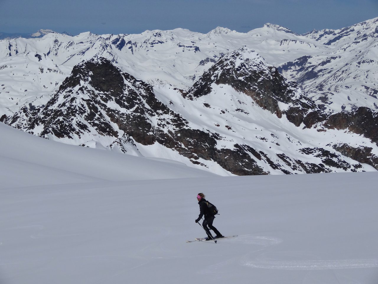 Superbe moquette : Sur le Glacier du Grand.