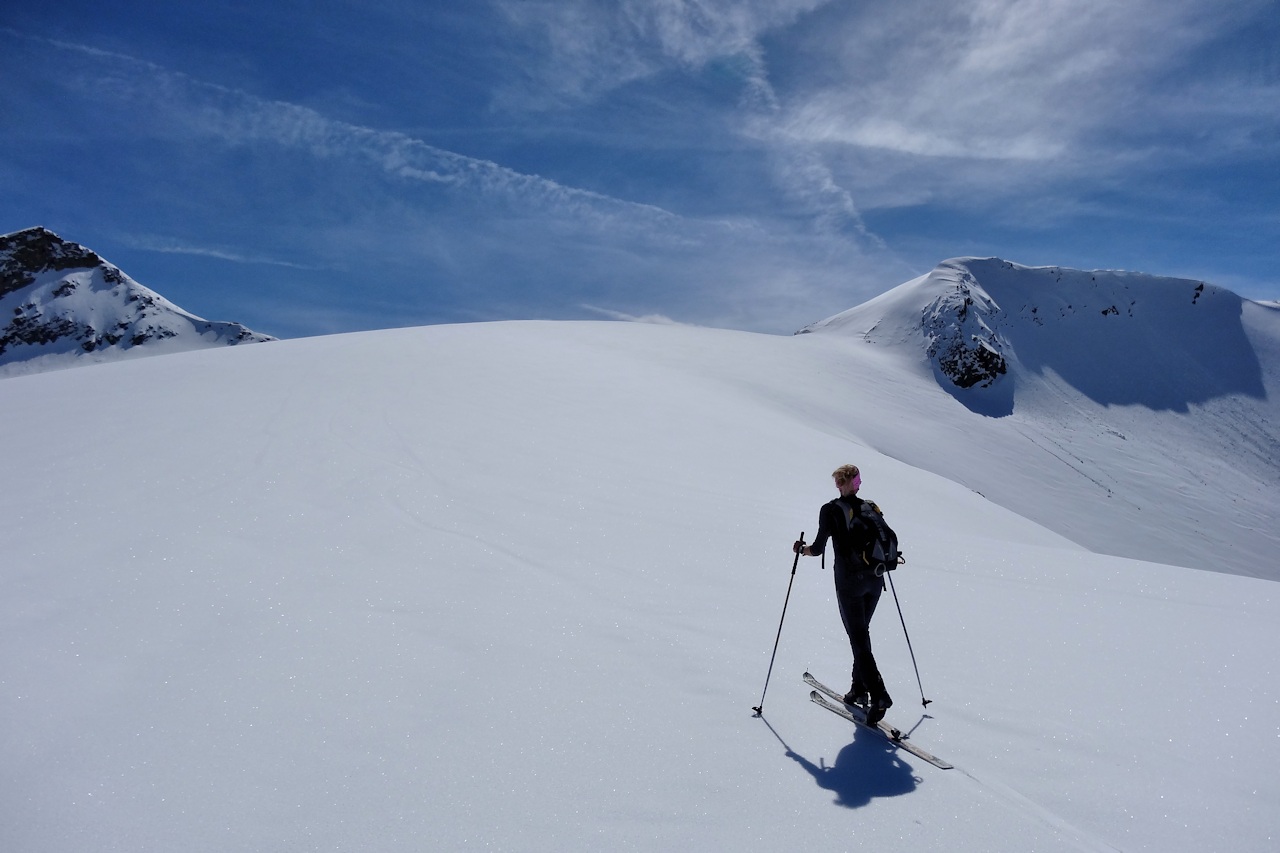 Arrivée au Col des Vedettes : Nous rejoignons l'itinéraire de l'Invernet.