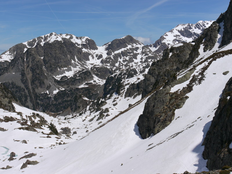 #4 vallon de la Pra : plus beaucoup de neige vallon de la Pra : plus beaucoup de neige