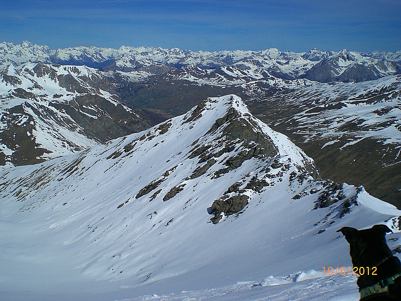 #12 Petit Rochebrune en boucles : Pic Lombard depuis le petit Rochebrune. Petit Rochebrune en boucles : Pic Lombard depuis le petit Rochebrune.