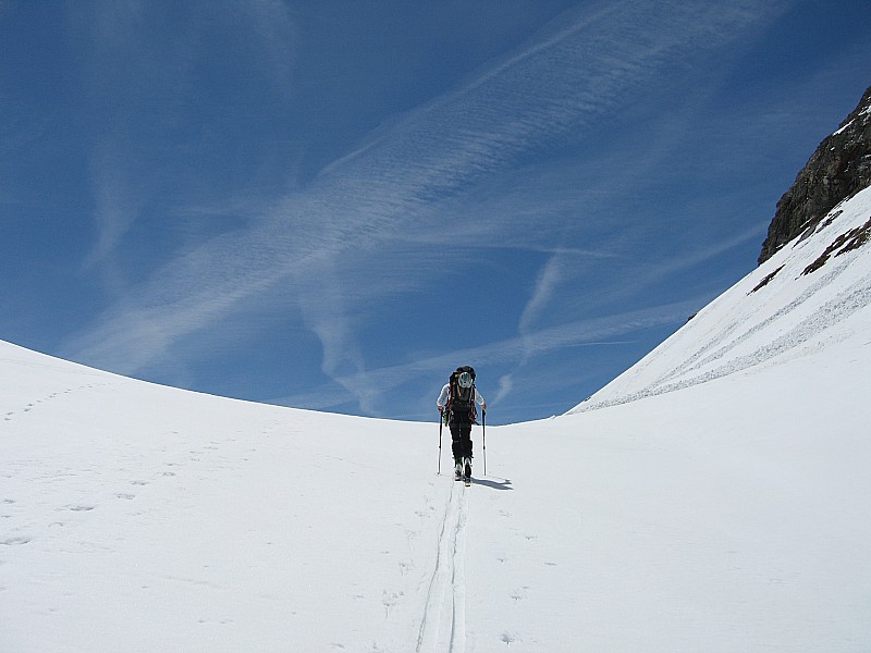 #1 Petit col Ferret : Fred arrive au petite col Petit col Ferret : Fred arrive au petite col