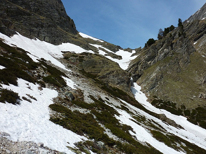 #11 Povaret : Fin du ski. 10 Povaret : Fin du ski. 10' de portage pour rejoindre le parking.