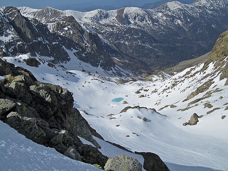 #2 Lac au dessus du Cabret : Jolie vue sur le lac en formation Lac au dessus du Cabret : Jolie vue sur le lac en formation