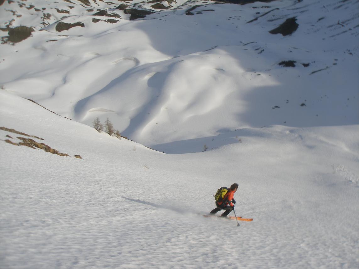 #4 dans la face : neige dure dans la face : neige dure