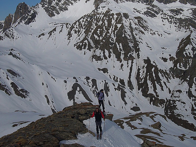 #3 On attaque l On attaque l'arête Ouest que l'on suivra jusqu'au bout.