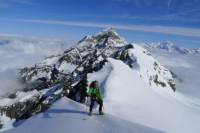 #15 Premier sommet alpin.. : .. et premier vrai cramponnage, certes cours, pour Julien Premier sommet alpin.. : .. et premier vrai cramponnage, certes cours, pour Julien