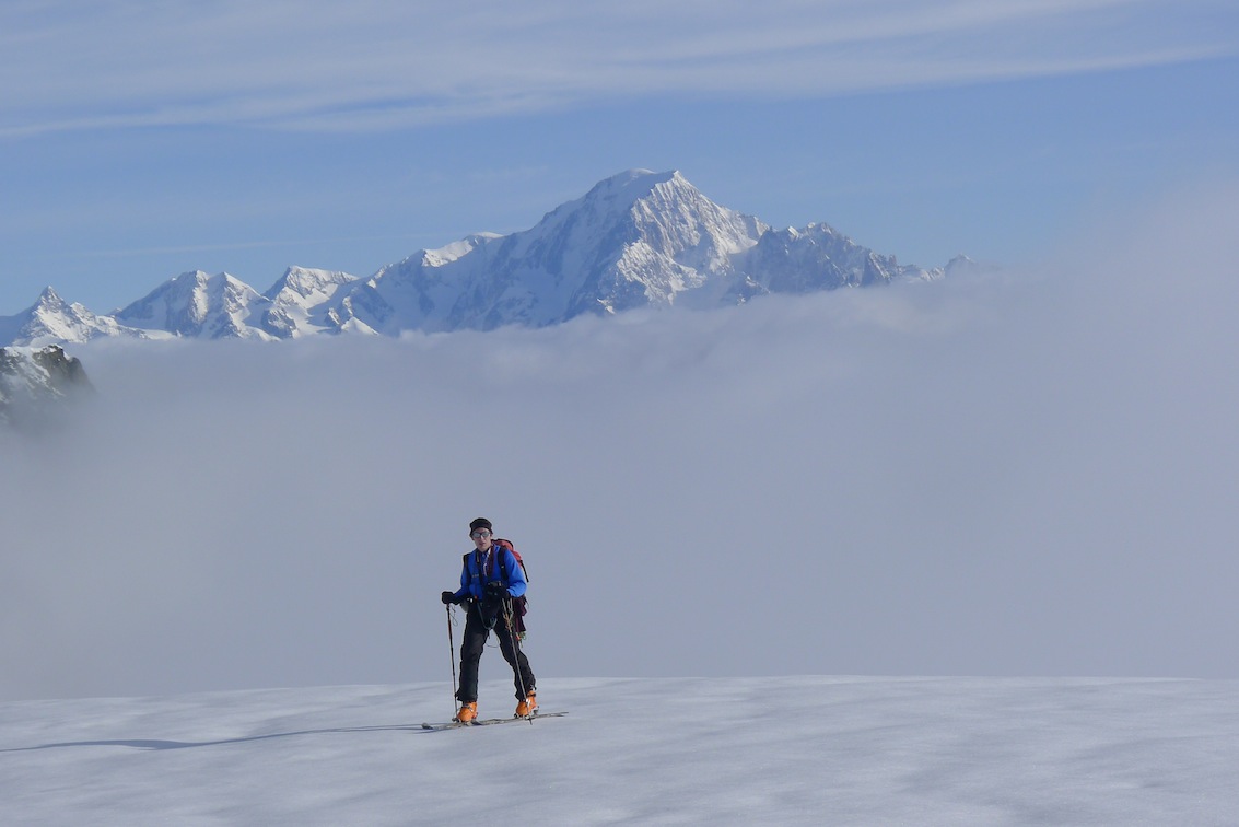 #5 Pierre : .. en fond de Mt Blanc Pierre : .. en fond de Mt Blanc