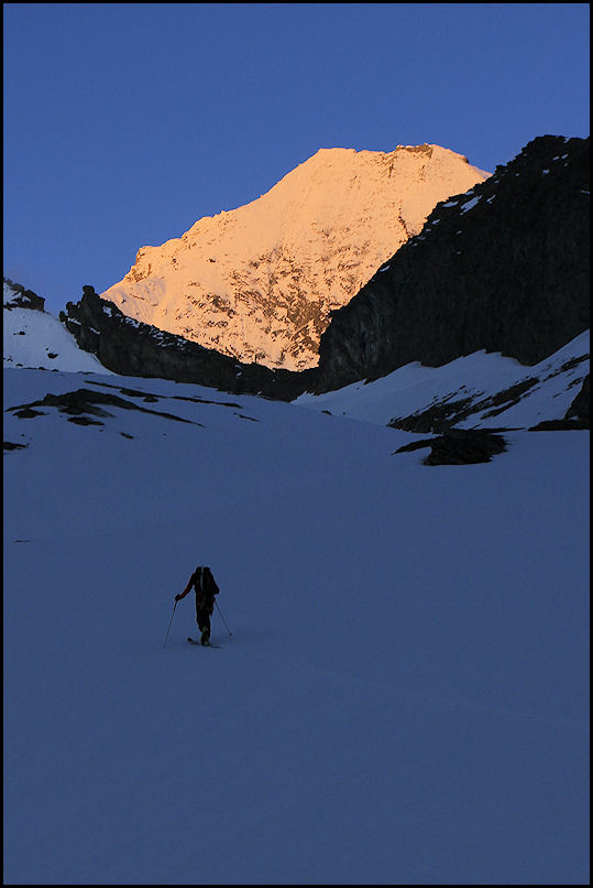 #2 Départ du refuge : neige molle sous le Pourri Départ du refuge : neige molle sous le Pourri