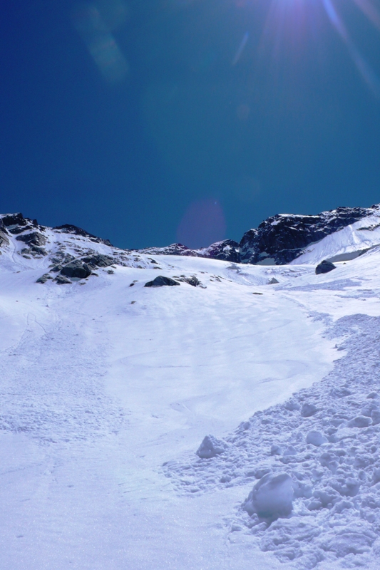 #8 neige dure : Neige dure, à peine transformée à la descente (vers 12h) vers 3000m neige dure : Neige dure, à peine transformée à la descente (vers 12h) vers 3000m