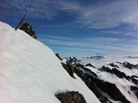 #7 au top : le mont blanc en second plan au top : le mont blanc en second plan