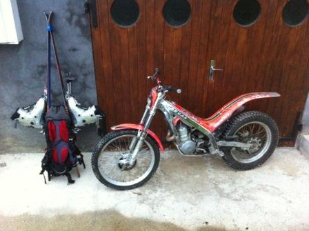 #1 matos au départ : trial 250cm3 matos au départ : trial 250cm3