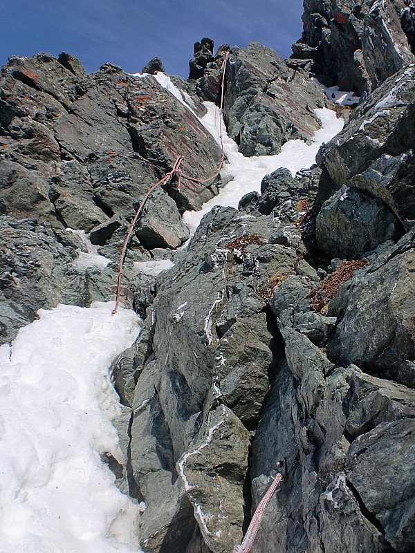 #3 mont pourri : main courante col des roches mont pourri : main courante col des roches