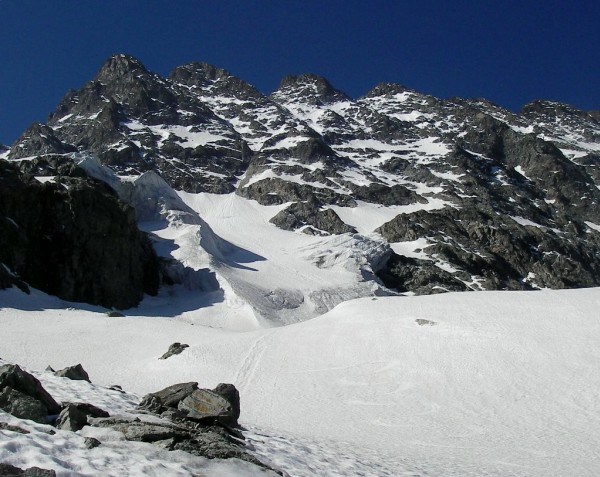 #5 Sirac : Le Sirac et son glacier. Vue d Sirac : Le Sirac et son glacier. Vue d'ici la face est très couchée