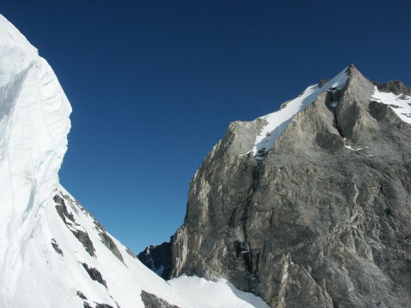 #13 Grande Casse : Aiguille de l Grande Casse : Aiguille de l'Epéna depuis le pied de la face.