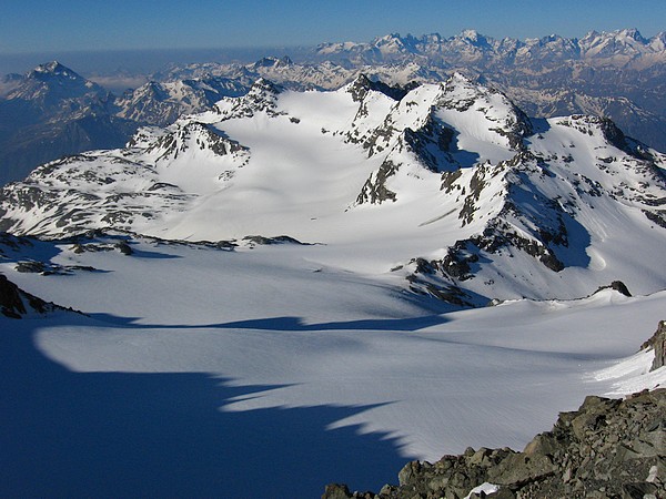 Péclet-Polset : Glacier de Chavière