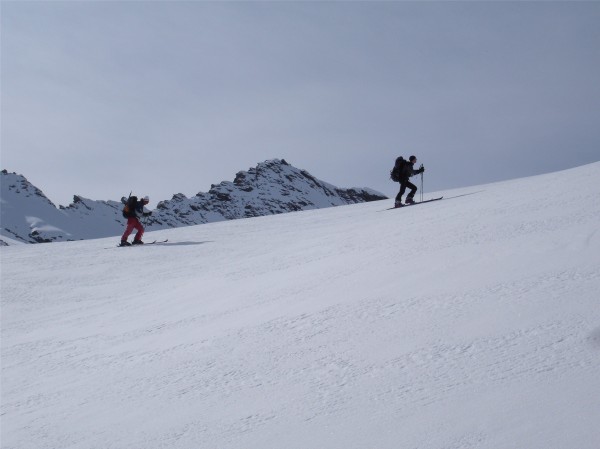 Montée sur le glacier... : ...de Derrière le Clapier, pour monter au col de l'Arcelle; il ne doit pas avoir beaucoup de visites mais il est magnifique