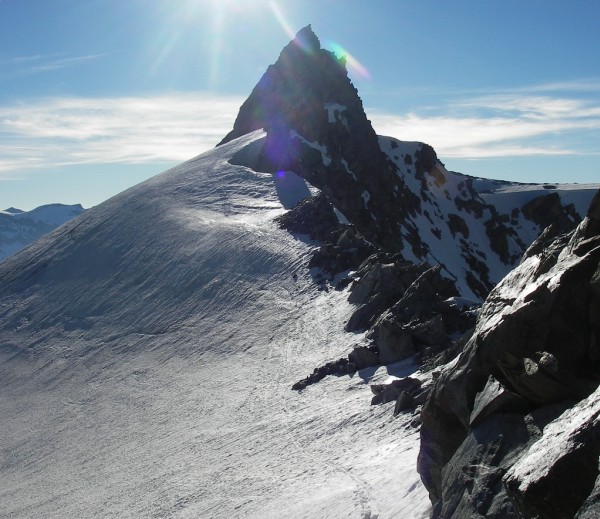 Aig. de Polset : L'Aiguille de Polset vue du Mont de Gébroulaz