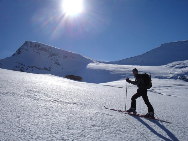 #2 Sur le Baounet : Sur le glacier du Baounet, grand sourire automatique. Sur le Baounet : Sur le glacier du Baounet, grand sourire automatique.