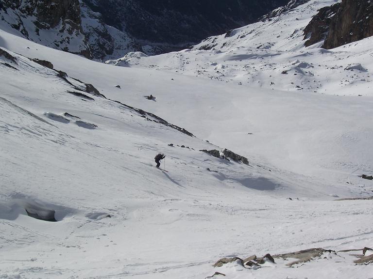 Le bas du glacier