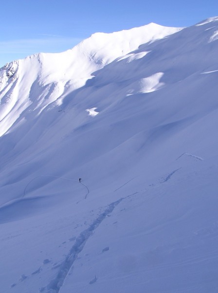 #1 Montée : Dans la montée, Belledonne encore peu enneigée Montée : Dans la montée, Belledonne encore peu enneigée