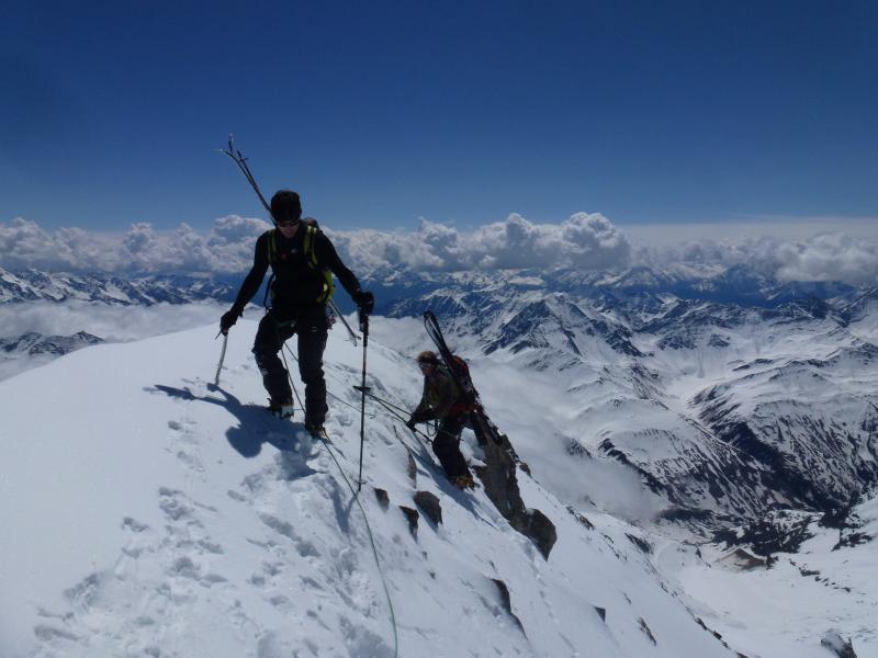 #14 Mont Dolent : yannick et Sébastien arrive Mont Dolent : yannick et Sébastien arrive
