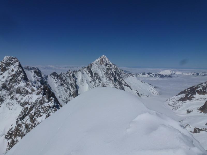 #17 Mont Dolent : Les Courtes, depuis le sommet Mont Dolent : Les Courtes, depuis le sommet