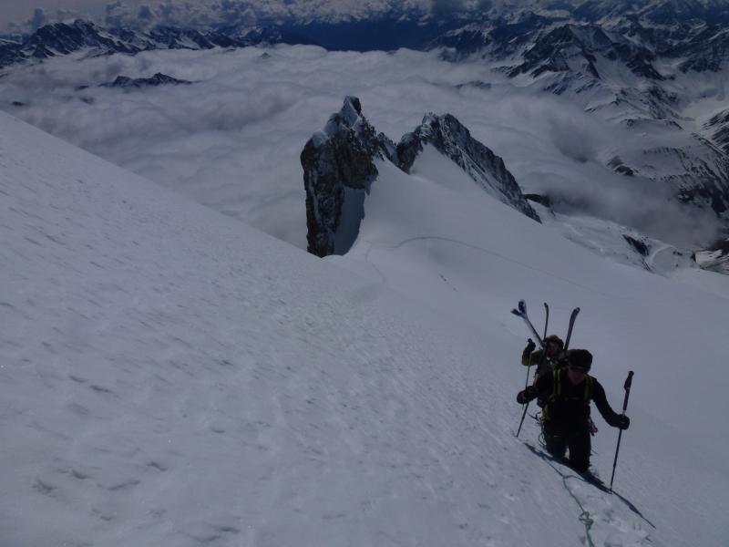 #11 Mont Dolent : dernière ligne droite avant le sommet Mont Dolent : dernière ligne droite avant le sommet
