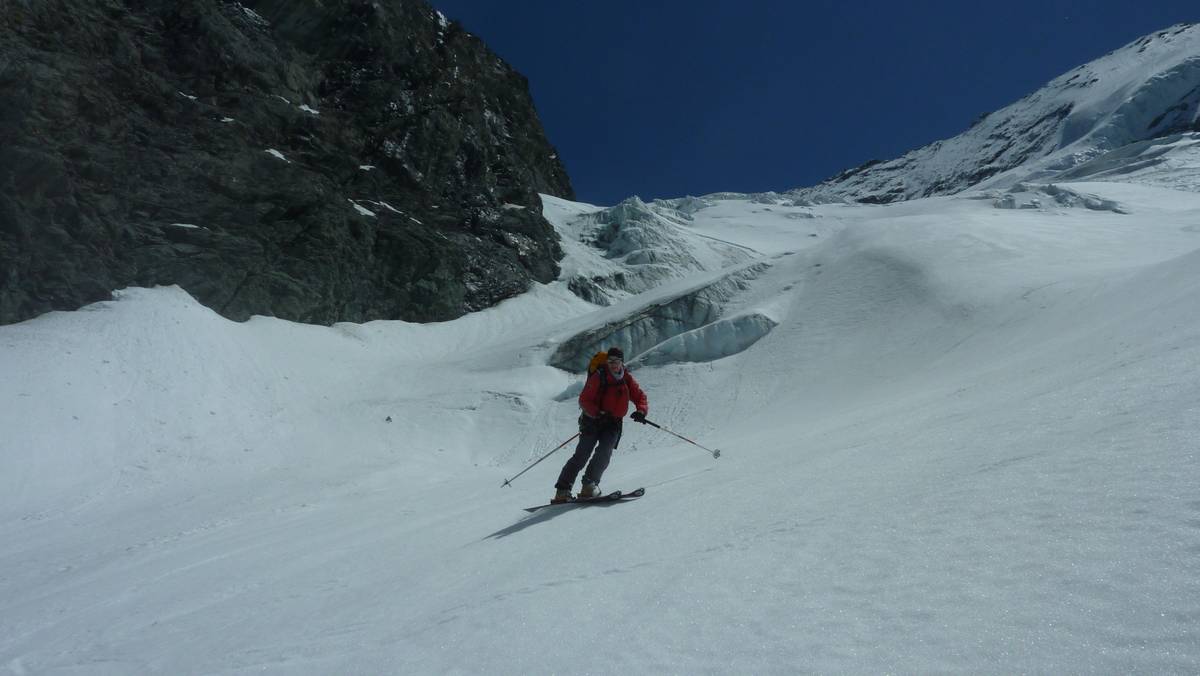 glacier du Geay : fini le glacier, on est sauvé !!