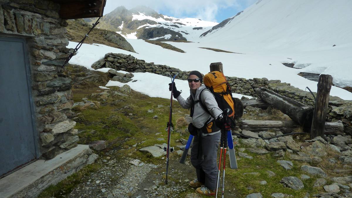 Refuge du Pourri : maintenant, faut remonter là haut !!