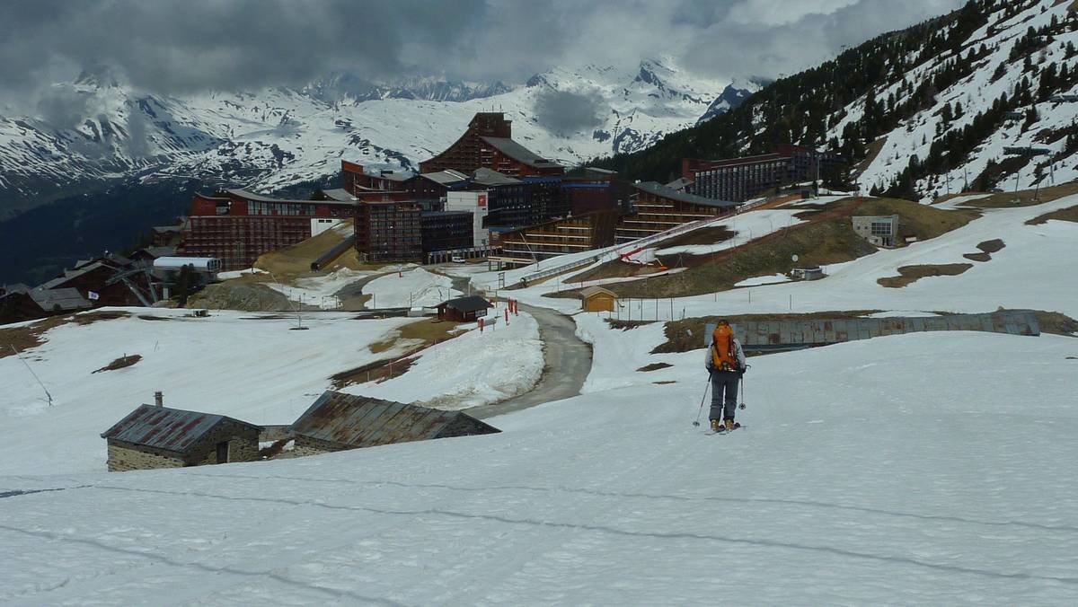 Station : ça passe jusqu'aux Arcs 2000 sans déchausser