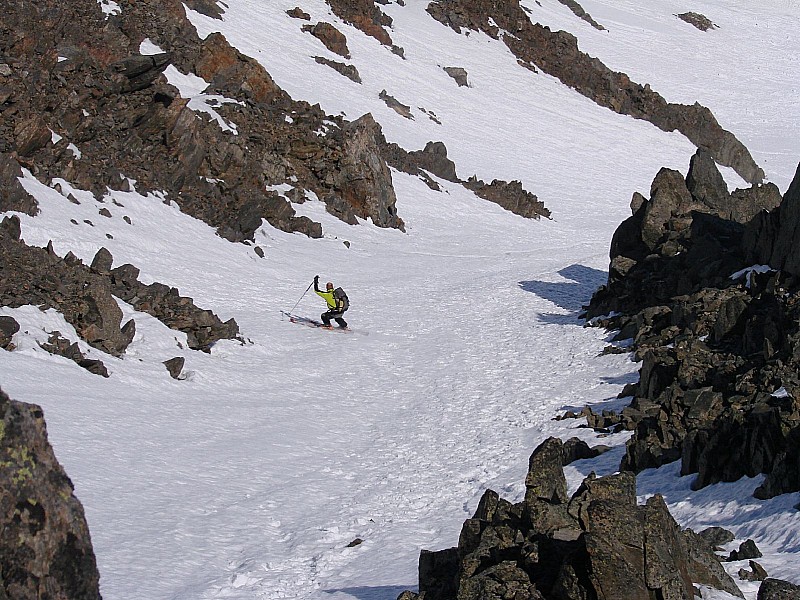 #17 Couloir N, aiguille Noire : Descente Face N, aiguille Noire Couloir N, aiguille Noire : Descente Face N, aiguille Noire