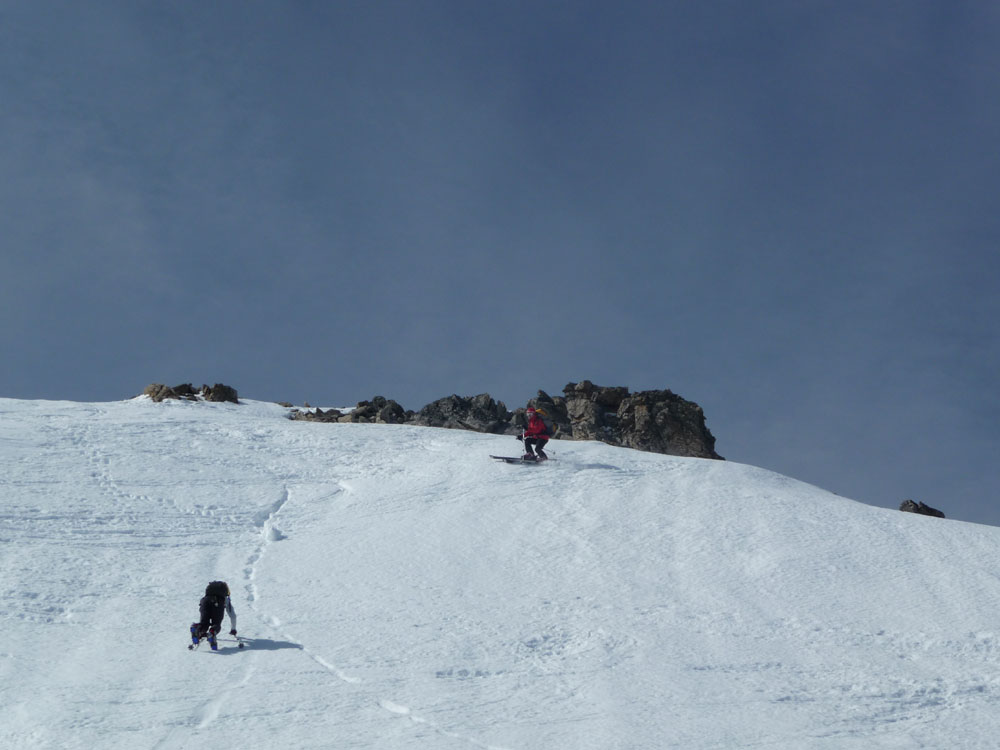 #4 Sommet, c Sommet, c'est partit ! : Descente du sommet de la Cochette, neige peu décaillée.