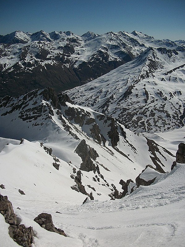 #7 départ de la brêche sud : départ couloir départ de la brêche sud : départ couloir