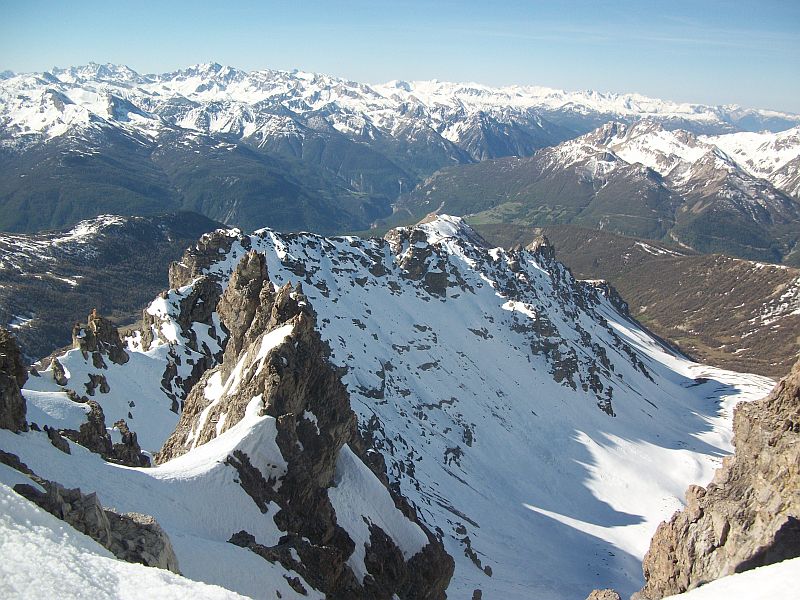 #8 depuis la brêche sud : vers le sud... depuis la brêche sud : vers le sud...