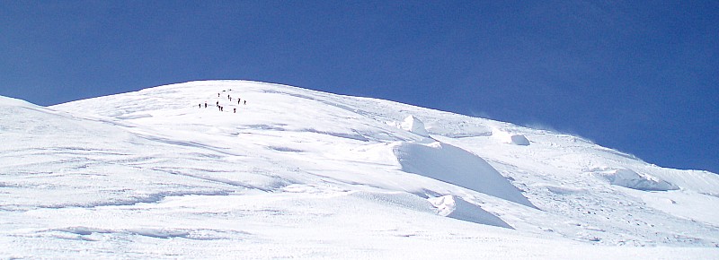 Mont Blanc : Les derniers mètres... fatigants