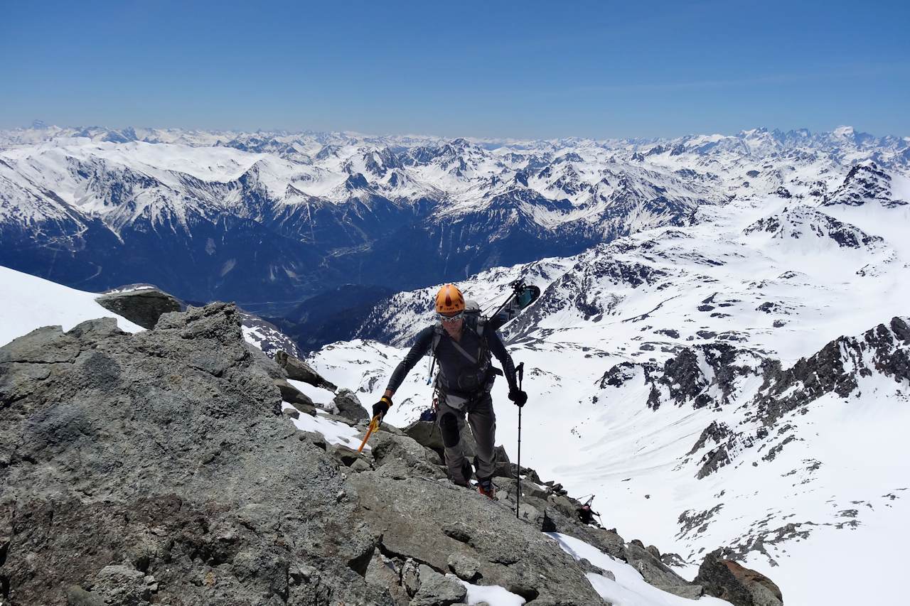 #12 Arête mixte : Un final plus facile. Arête mixte : Un final plus facile.