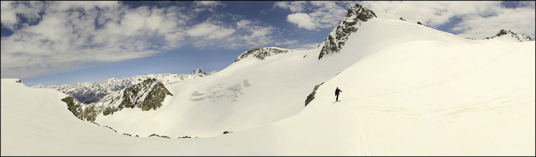 #32 sous l sous l'aiguille de Polset : dernière remontée