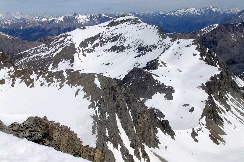 #5 Vers le Cimet : En bas à droite, le Petit Col de Talon Vers le Cimet : En bas à droite, le Petit Col de Talon
