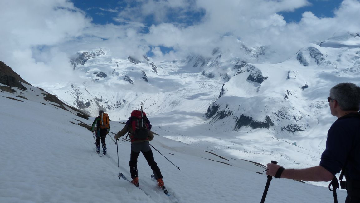 #4 Rotenboden : Nous chaussons pour une courte descente Rotenboden : Nous chaussons pour une courte descente